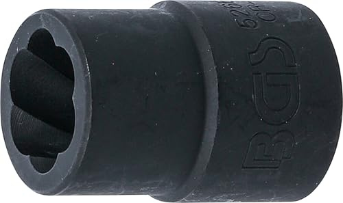 BGS 5266-14 | Twist Socket (Spiral Profile) / Screw Extractor | 12.5 mm (1/2) Drive | 14 mm