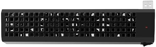 OSTENT USB Cooling Cooler Fan 4-Fan Automatic Temperature Adjustable Compatible for Sony PS3 Console