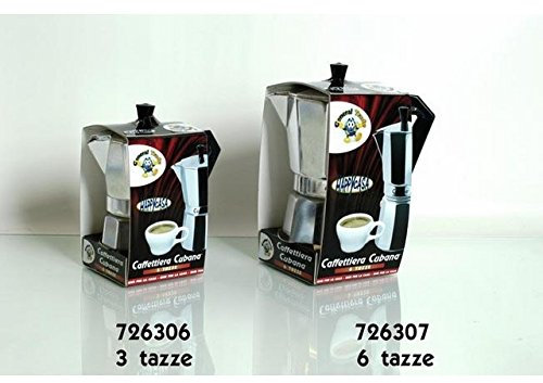 Macchina per caffè Caffettiera moka classica Cubana da 6 Tazze