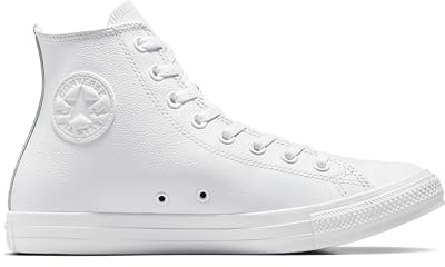 Converse Ctas Mono Hi Cuir, Sneaker Unisex – Adulto, Bianco, 38 EU