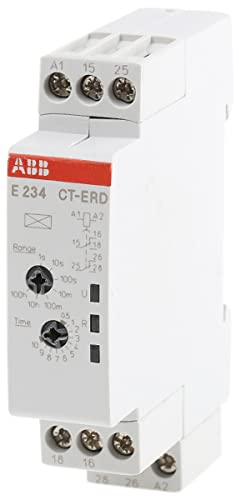 ABB 1SVR Zeitrelais, DIN-Schienen, 0.05 s → 100h, 24 → 240 V ac, 24 → 48V dc, 2 Kont. Einfach,