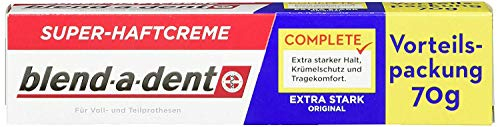 Blend-a-dent Complete Original Haftcreme Extra Stark, 70 g