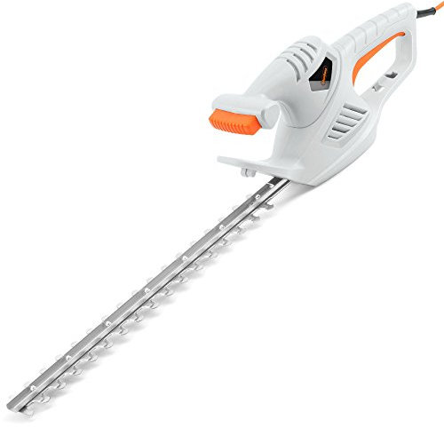 VonHaus Hedge Trimmer 450W – Electric Lightweight Cutter for Hedges, Branches, Shrubs, Twigs – Comes with Blade Cover, 6m Cable, 41cm Blade, 2 Stage Safety Trigger
