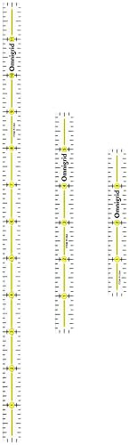 Dritz Omnigrid Marking Ruler Trio Set with Lengths 4, 6, 12
