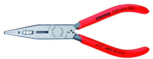 Knipex 13 01 614 SBA, 6 1/4-Inch Electricians' 4-In-1 Pliers