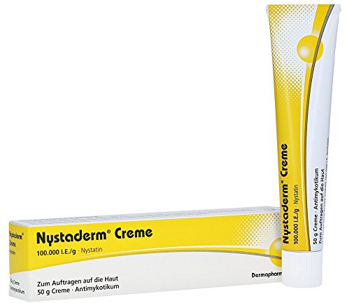 Nystaderm Creme 50g gegen Pilzinfektionen und Windeldermatitis