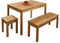 Krok Wood Esstisch Tomas aus Massivholz (Eiche, 110 x 75 x 75 cm)