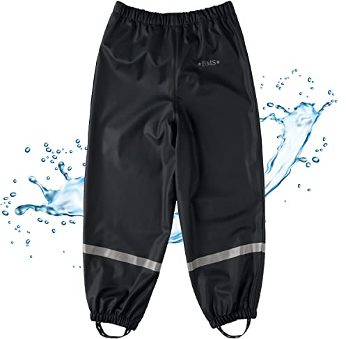 BMS Kinder Regenhose Softskin Buddelbundhose OekoTex Marine-98