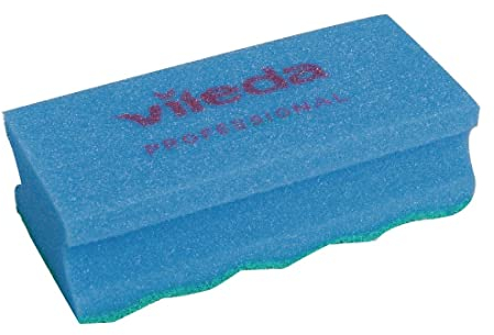 Vileda Puractive Scourer (10 count, Blue, Lightweight, Foam for Scrubbing)