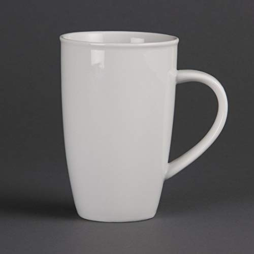 Olympia Latte Mug 400ml (14oz). White. Box Quantity: 6.
