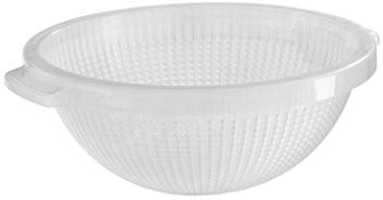 Giganplast Neutro 7130M20 Scolapasta, Polietilene, Bianco, 32 x 14.5 cm