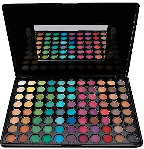 ForPro Professional Collection Bebeautiful Professional Makeup Eyeshadow with Applicators, 88-Color Palette, Matte