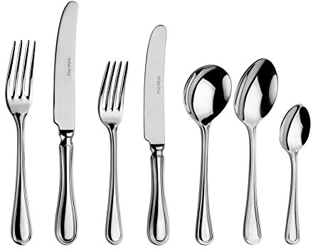 Arthur Price ZBRS4411 44-Piece 18/10 Stainless Steel Britannia Box Set