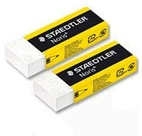 STAEDTLER NORIS Plastic Rubber Eraser Pack of 2
