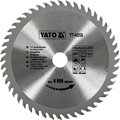 YATO YT-6058 - TCT hoja de madera 160x48x20mm