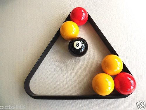 Homegames Pub Pool Table Ball Triangle UK 2 Inch Billiard Size