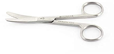 GIMA Ciseaux Courbes - Bouts Mousses Mousses - 14.5 Cm