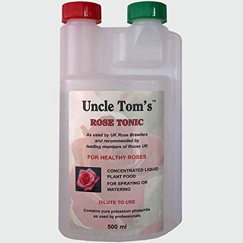 FARMFOS GARDEN ROSE FOLIAR FEED & DRENCH - UNCLE TOM'S ROSE TONIC FEED & DISEASE SPRAY/DRENCH 500 millilitres