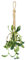 FloristryWarehouse artificial silk Mistletoe bunch 35cm (14 inch) Kissing plant