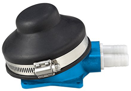 Pactrade Marine Baby Foot Water Pump Suitable for 1/2 Flexible Hose 2.11 GPM Rubber & Nylon Made Self-Priming for Marine RV Boat Bilge Galley Pump Toilet Wash Basin