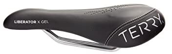 Terry Liberator X Gel Bike Seat for Women - Comfortable Touring Bicycle Seat Cushion, Wider Contoured Rear & Large Cutaway, Dura-Tek Cover