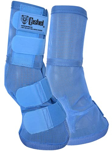 Cashel Crusader Horse Leg Guard Fly Boots 3, Blue, Horse, (CASC-LG3)