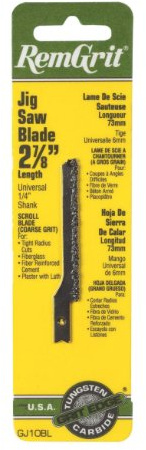 Disston E0406141 Carbide Grit Jig Saw Blade 2-7/8