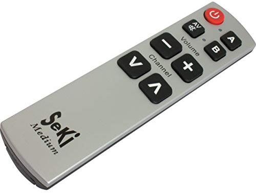 Seki Medium lernfähige Universal-Fernbedienung silber/schwarz