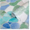 d-c-fix Fensterfolie Lisboa Blau bunt selbstklebend 45 cm x 2 m - blickdichte Sichtschutzfolie - Sichtschutz für Fenster Folie Klebefolie Glasfolie Blumen-Muster Buntglas Mosaik farbig