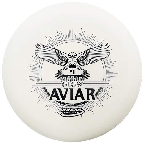 Innova Disc Golf Glow DX Aviar Putter Golf Disc, 173-175gm (Colors may vary)
