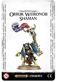 Games Workshop 99070209005 Ironjawz Orruk Weirdnob Shaman Miniature Game,Black,5.4 x 3.3 x 1.3 cm; 10 Grams