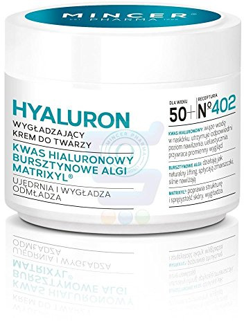 Mincer Pharma ácido hialurónico Antiarrugas Día Color Crema con ácido hialurónico, algas Matrix yltm 50 + 50 ml
