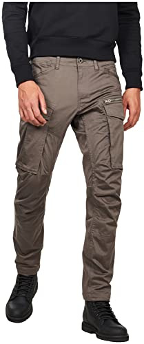 G-STAR Homme Pantalon Rovic Zip 3D Regular Tapered, Marron (GS Grey D02190-5126-1260), 38W / 32L
