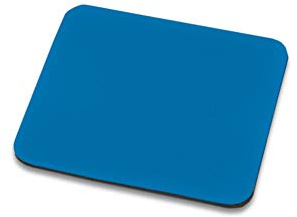 ednet 64221, Mauspad, Polyester + EVA foam, 248 x 216 x 2 mm, Farbe: blau