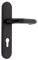 Tesa Assa Abloy, S1912EXNE, Juego de Manillas Sena S1912, Accionamiento exterior para dispositivos Antipánico, Negro