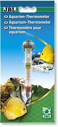 JBL Thermomètre avec ventouse, Thermomètre pour aquarium