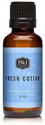P&J Trading - Fresh Cotton Scented Oil 30ml - Fragrance Oil for Candle Making, Soap Making, Diffuser Oil