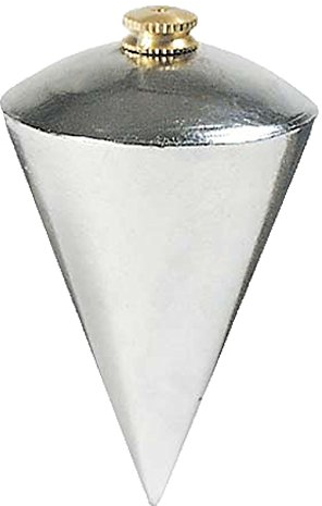 Senklot Stahl, Birnenform 250 g