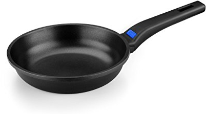 Monix Solid+ Sartén de 20 cm aluminio fundido con antiadherente interior y exterior, apta para todo tipo de cocinas