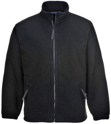 Portwest Polar Grueso Argyll, Tamaño: 5XL, Color: Negro, F400BKR5XL