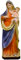 Kaltner Präsente Geschenkidee: Skulptur Mutter Gottes mit Jesukind 30,5 cm Madonna Maria mit Jesus Kind - Handgemalte Marienfigur auf Sockel - Hochwertiger Kunstguss aus Resin – Dekoration