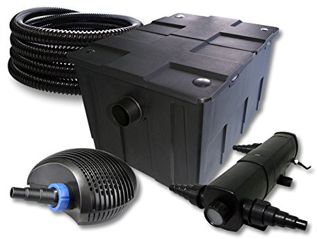 SunSun Filterset för 6000 l damm med 24 W dammklarare och 40 W ECO pump 25 m slang