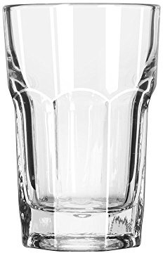 Libbey Glassware 15236 Gibraltar Hi-Ball Glass, Duratuff, 9 oz. (Pack of 36)