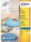 Avery Zweckform, J8676-100, CD-Etiketten, 100 Blatt, SuperSize-Spezialformat, bis 2880 dpi, schnell trocknend, spezielbeschichtet, ø 117 mm