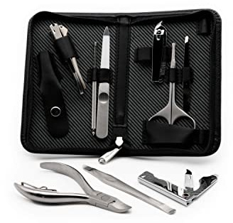 Seki Edge Craftsman G-3109 - Set de cuidado de uñas (9 piezas, afilado a mano)