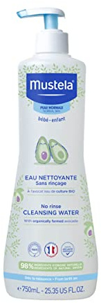 Mustela renande vatten utan sköljning 750 ml