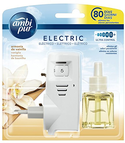 Ambipur Deodorante per Ambienti con Diffusore Elettrico Vaniglia, 21.5 ml
