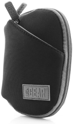USA Gear Custodia compatta per Fotocamera - Neoprene Flessibile, Passante per Cintura e Interno Resistente ai Graffi - Compatibile con Sony Cyber-Shot, Nikon Coolpix, Panasonic Lumix e Altro