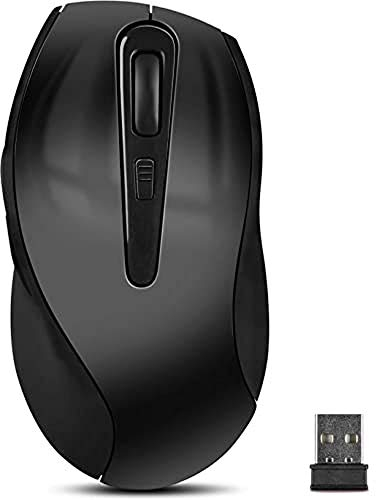 Speedlink AXON Desktop Mouse - Kabellose Maus fürs Büro/Home Office, 5 Tasten, schwarz