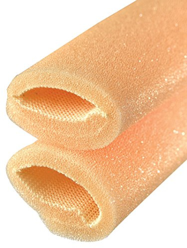 CHIROPODY TOE FOAM / TUBULAR FOAM / CORN AND BUNION PROTECTORS 1 x 25CM LENGTH WITH OVERLAP SIZE CX 21MM